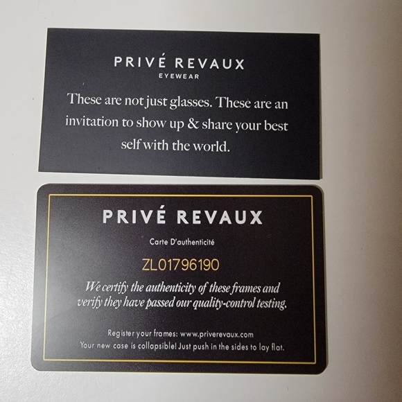 PRIVE Revaux NWOT Round Glasses with Patterned Frame - Picture 6 of 7